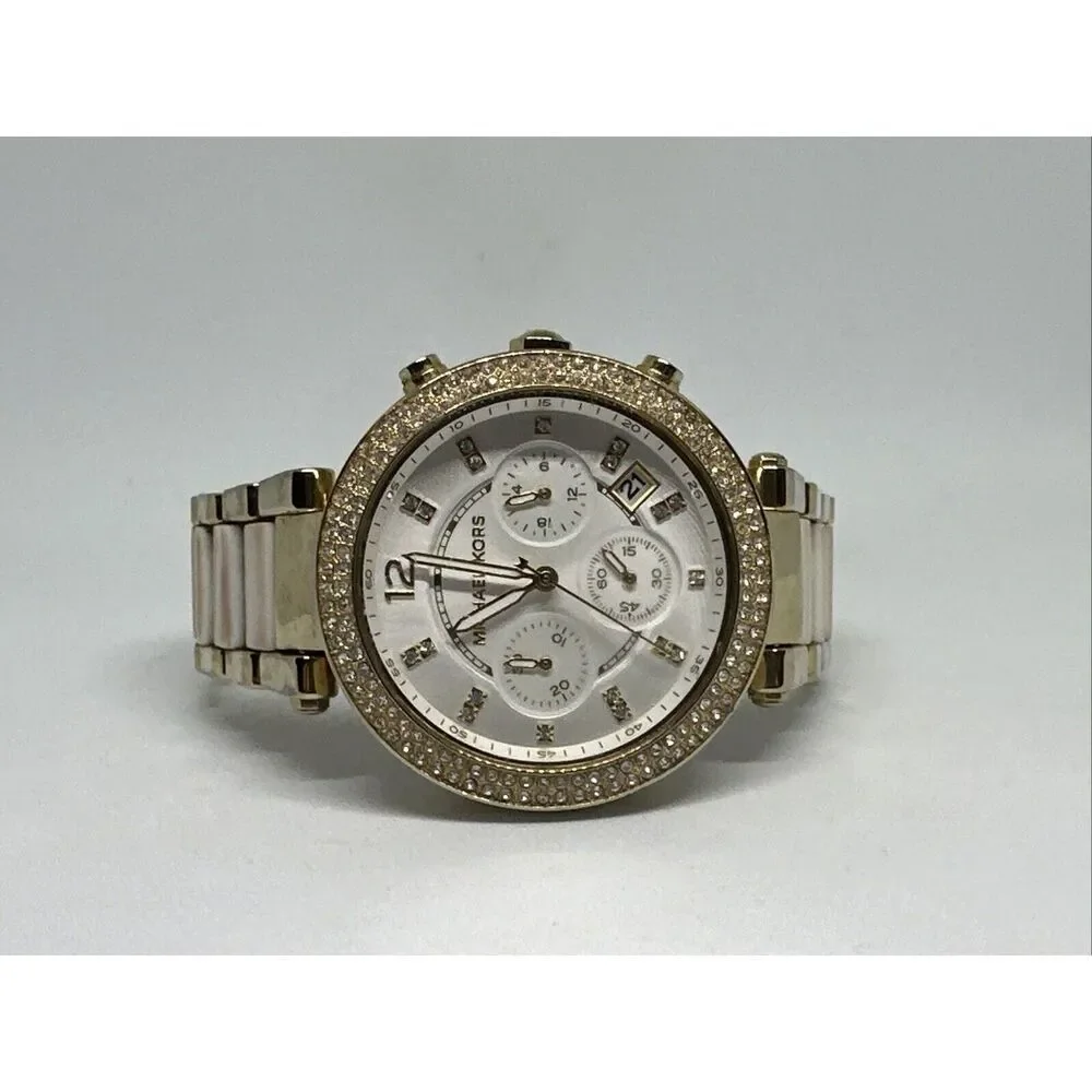 Michael Kors Parker MK5865 Women Stainless Steel Analog Dial Quartz Watch HME434